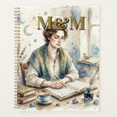 Dichter Esthetisch, Monogram Waterverf Whimsical G Planner (Voorkant)