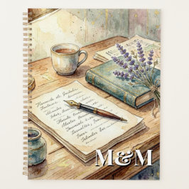 Dichter Esthetisch, Monogram Waterverf Whimsical G Planner