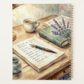 Dichter Esthetisch, Monogram Waterverf Whimsical G Planner (Achterkant)