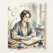 Dichter Esthetisch, Monogram Waterverf Whimsical G Planner (Achterkant)