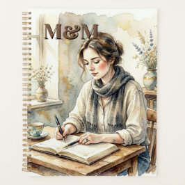 Dichter Esthetisch, Monogram Waterverf Whimsical G Planner