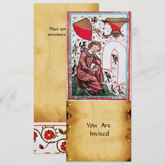 DICHTER IN DE TUIN VAN DE VOGELS KAART (Voorkant / Achterkant)