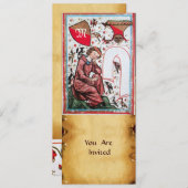 Dichter in de vogelentuin MONOGRAM Kaart (Voorkant / Achterkant)