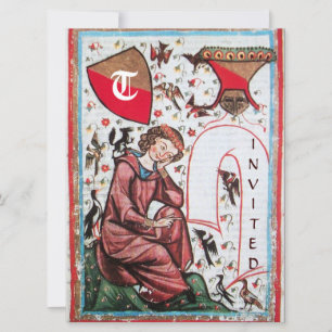 Dichter in de vogelentuin MONOGRAM Kaart
