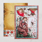 Dichter in de vogelentuin MONOGRAM Kaart (Voorkant / Achterkant)