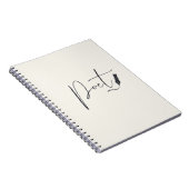 Dichter Script Notitieboek – Minimalistisch Schrij (Rechterzijde)