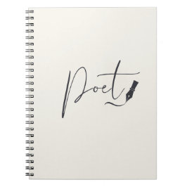 Dichter Script Notitieboek – Minimalistisch Schrij