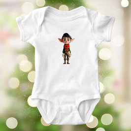 Dichter Tiener Kerst Elf Baby Bodypakje Romper