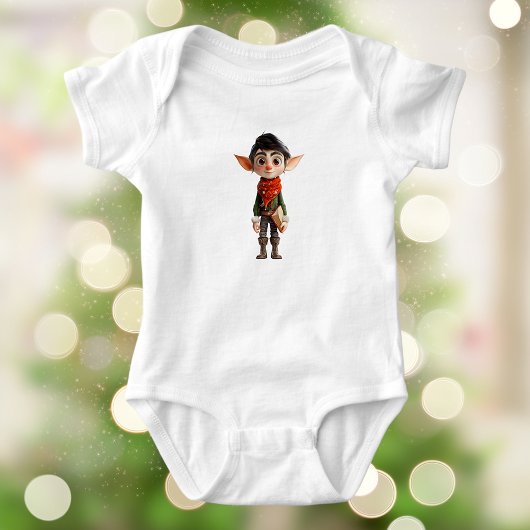 Dichter Tiener Kerst Elf Baby Bodypakje Romper