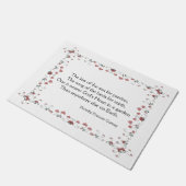 Dichterbij God's Heart Garden Quote Deurmat (Schuin)