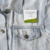 Dichterknop Vierkante Button 5,1 Cm (In situ)