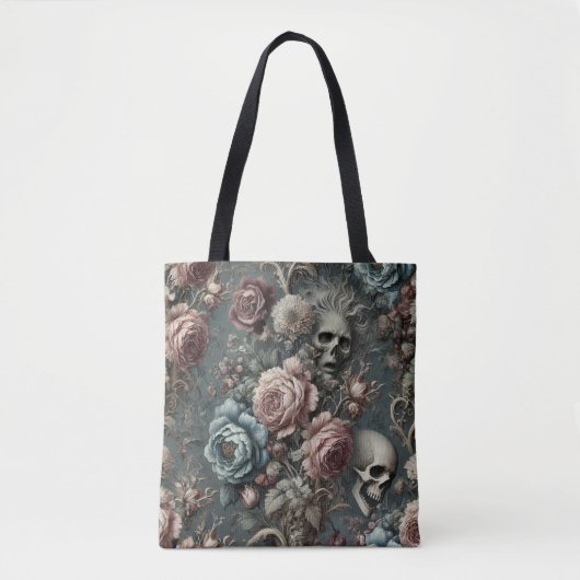 🪦 Dichters in behandeling – Gotisch Victoriaans Tote Bag (Voorkant)