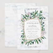 Dichters Tuin Wilde Bloem aquarel bloemenboeque Kaart (Voorkant / Achterkant)