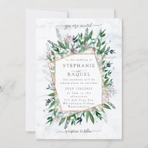 Dichters Tuin Wilde Bloem aquarel bloemenboeque Kaart