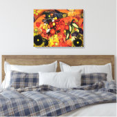 Dichtheid ~ Aleta Canvas Afdruk (Insitu (Slaapkamer))