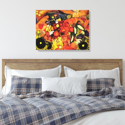 Dichtheid ~ Aleta Canvas Afdruk (Insitu (Slaapkamer))