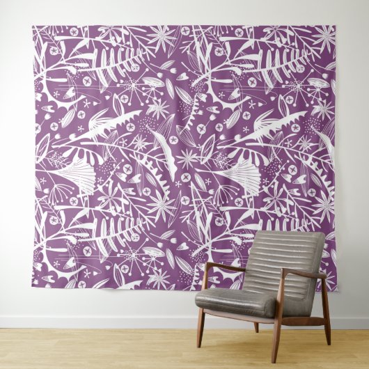 Dichtheid botanische bessen wandkleed (In Situ (horizontaal))