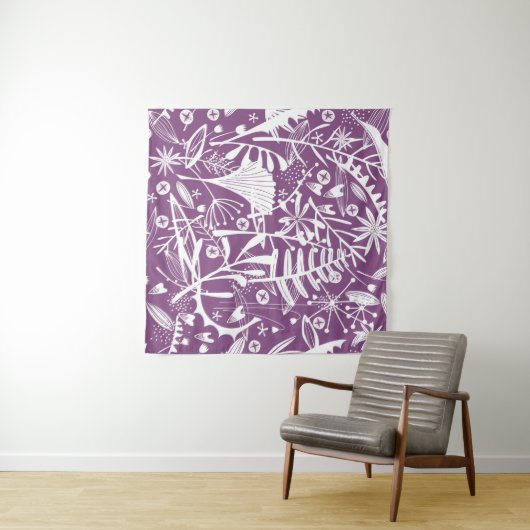 Dichtheid botanische bessen wandkleed (In Situ (horizontaal))