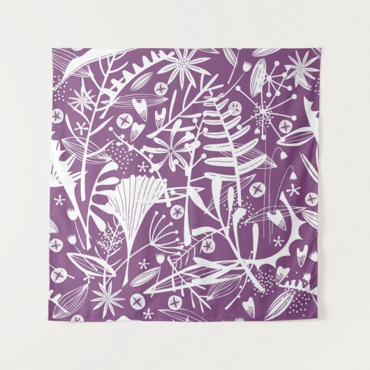 Dichtheid botanische bessen wandkleed (Voorkant)