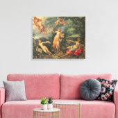 Dichtheid en de vier elementen, c.1606 (olie op co canvas afdruk (Insitu (Woonkamer))