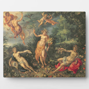 Dichtheid en de vier elementen, c.1606 (olie op co fotoplaat