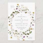 Dichtheid gedroogd wild Pampas Boho Wedding Kaart (Voorkant)