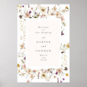 Dichtheid gedroogd wild Pampas Wedding Poster (Voorkant)
