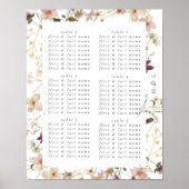 Dichtheid gedroogd wild Pampas Wreath Wedding Poster (Voorkant)