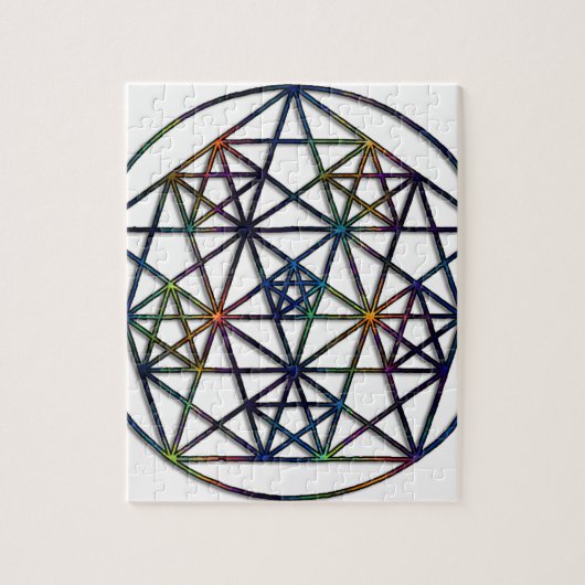 Dichtheid Geometrie Geometrie Fractal van levens Legpuzzel (Verticaal)