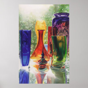 "Dichtheid" Kunstglas Waterverf schilderen Poster