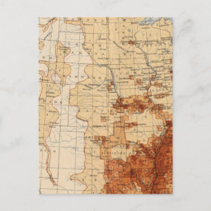 Dichtheid Negropopulatie Briefkaart