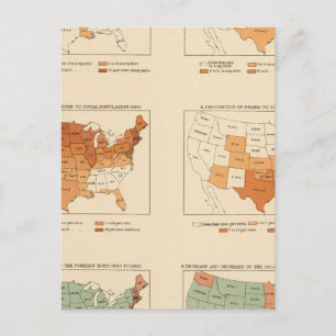 Dichtheid, proportie, toename, in het buitenland g briefkaart