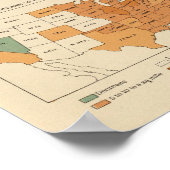 Dichtheid, stad, toename, witte poster (Hoek)