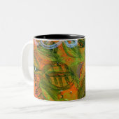 "Dichtheid" Tweekleurige Koffiemok (Voorkant links)