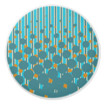 Dichtheidsontwerp - Turquoise & Sinaasappel - Lade