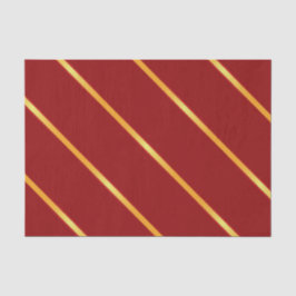 Dick Bright Gold Metallic Diagonale Stripes Tissuepapier