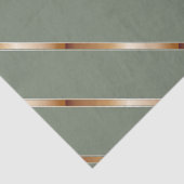 Dick Copper Metallic Diagonal Stripes Tissuepapier (Detail)
