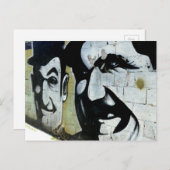 Dick & Doof - Graffiti in Spanien - Postkarte Briefkaart (Voorkant / Achterkant)