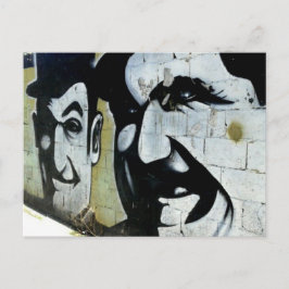 Dick & Doof - Graffiti in Spanien - Postkarte Briefkaart