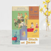 Dick en Jane 2 Kaart (Gele Bloem)