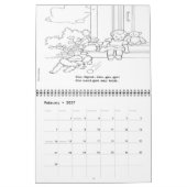 Dick en Jane Color Calendar Kalender (Feb 2027)