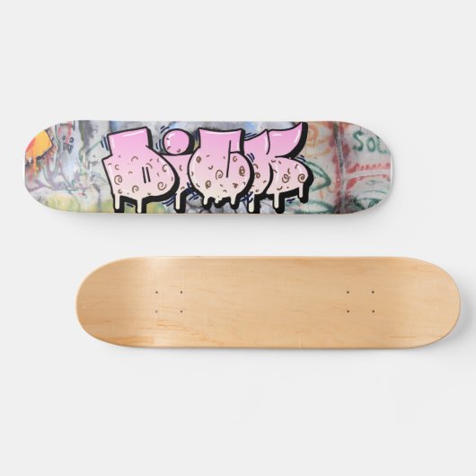 Dick Graffiti aangepast skateboard (Horizontaal)