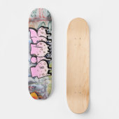 Dick Graffiti aangepast skateboard (Voorkant)