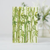 Dick Green Bamboo verbergt het pad Dank u wel Bedankkaart (Staand voorkant)