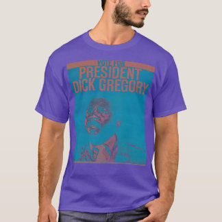 Dick Gregory voor de verkiezingen van 1968 Nostalg T-shirt