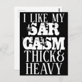 Dick & Heavy Sarcasm Briefkaart (Voorkant / Achterkant)