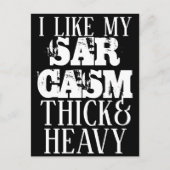 Dick & Heavy Sarcasm Briefkaart (Voorkant)