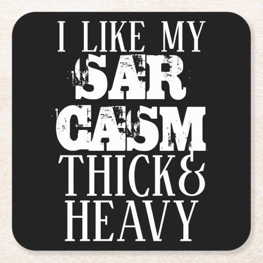 Dick & Heavy Sarcasm Kartonnen Onderzetters (Voorkant)