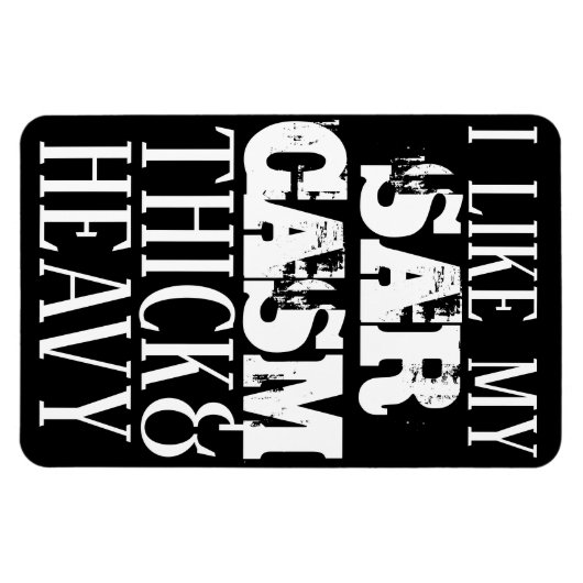 Dick & Heavy Sarcasm Magneet (Horizontaal)