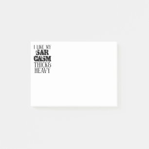 Dick & Heavy Sarcasm Post-it® Notes